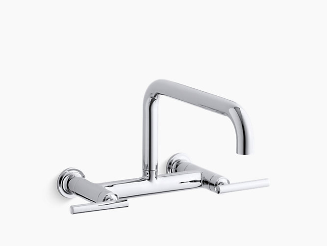 K 7549 4 Purist Wall Mount Bridge Faucet Kohler
